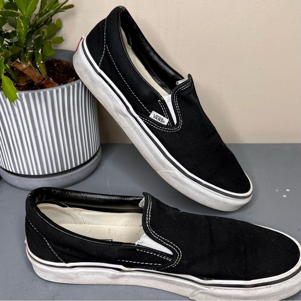 Vans Solid Black Skater Shoes